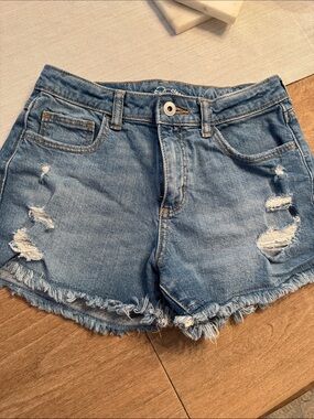 NEW art class Light Blue Distressed Denim Shorts